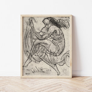 Dansen Wilhelm Oesterle Poster