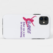 Dansen zoals niemand kijkt Case-Mate iPhone case (Achterkant (horizontaal))