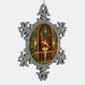 Dansend Ballerina Nutkraker Snowflake Ornament (Links)