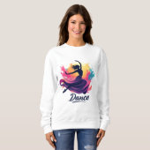 dansend dansfeest dansliefhebber trui (Voorkant volledig)