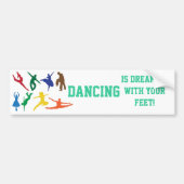Dansend Dream Bumpersticker (Voorkant)