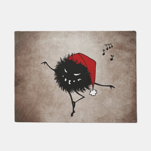 Dansend Evil Kerstbeug Deurmat (Voorkant)