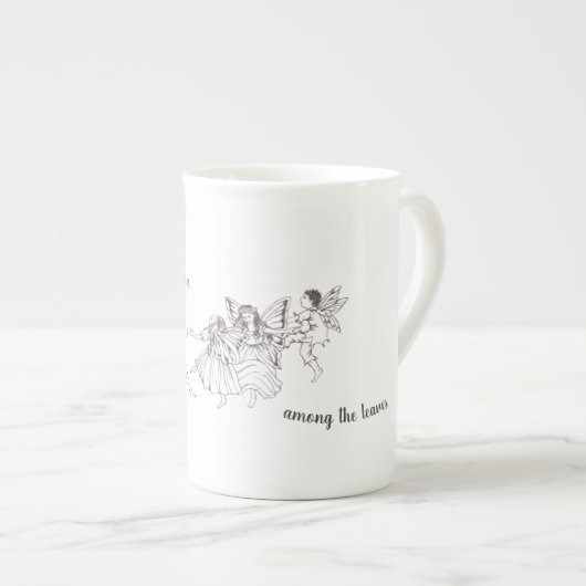 Dansend Faeries Bone China Mok (Voorkant rechts)