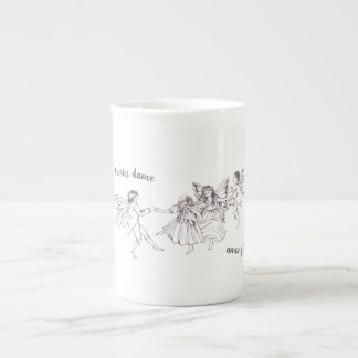 Dansend Faeries Bone China Mok