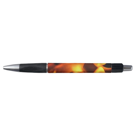Dansend Fire Rubber Grip Pen (Voorkant)