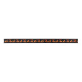 Dansend Fire Satin Ribbon Lint (Voorkant)