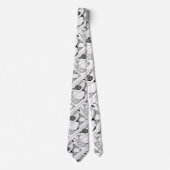 "Dansend Hen" Abstract Stropdas (Voorkant)