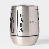 Dansend Man Formeel Gala met Datum (Voorkant)