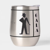 Dansend Man Formeel Gala met Datum (Links)