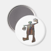 Dansend Man koper Magneet (Voorkant / Achterkant)