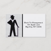 Dansend Man Visitekaartje (Voorkant)