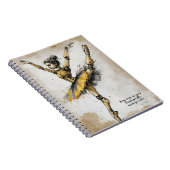 dansend meisje | Notitieboek Journal (Rechterzijde)