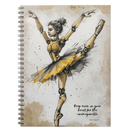 dansend meisje | Notitieboek Journal