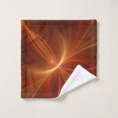 Dansend met de lichte moderne Abstracte fractale k Bad Handdoek (Wasdoekje)