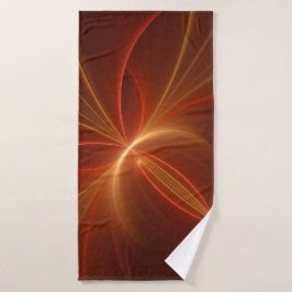 Dansend met de lichte moderne Abstracte fractale k Badhanddoek