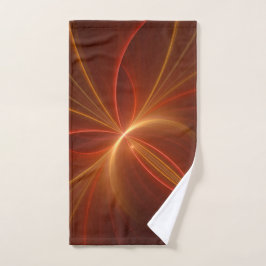Dansend met de lichte moderne Abstracte fractale k Handdoek
