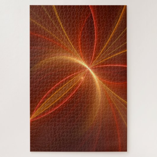 Dansend met de lichte moderne Abstracte fractale k Legpuzzel (Verticaal)