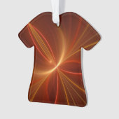 Dansend met de lichte moderne Abstracte fractale k Ornament (voorkant)