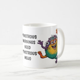 dansend monster koffiemok