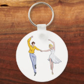 Dansend paar sleutelhanger (Voorkant)