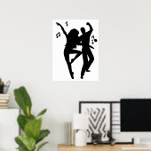 Dansend Poster (Thuiskantoor)