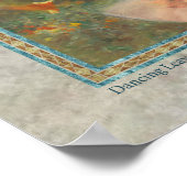 Dansend poster van 16 x 20 inch van een engel (Hoek)