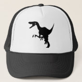 Dansend Raptorontwerp Trucker Pet (Voorkant)