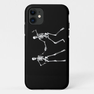 Dansend Retro Skeletten iPhone 5 Hoesje