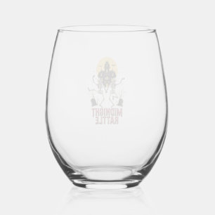 Dansend Skelet Halloween Geheime Manor Vintage G Wijnglas Zonder Voet
