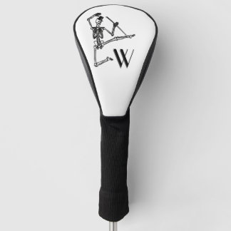 Dansend Skeleton Initiaal Golfheadcover
