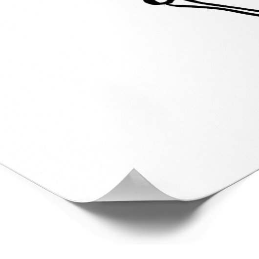 Dansend Skeleton Poster (Hoek)