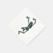 Dansend Skeleton Servetten (Hoek)