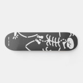 Dansend Skeleton Skateboard (Horizontaal)