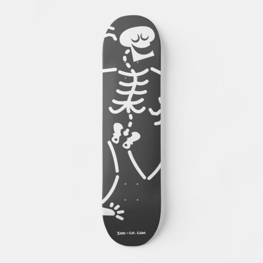 Dansend Skeleton Skateboard (Voorkant)