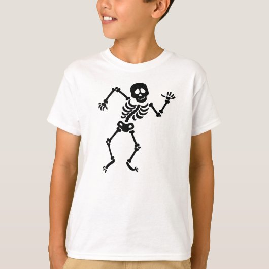 Dansend Skeleton T-shirt (Voorkant)
