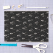 Dansend Skeleton Tissuepapier (Craft)