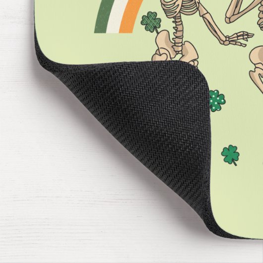 Dansend Skeletons St Patrick Muismat (Hoek)