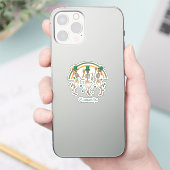 Dansend Skeletons St Patrick Sticker (Telefoon)