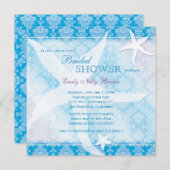 Dansend Starfish Ocean Blue Summer Vrijgezellenfee Kaart (Voorkant / Achterkant)