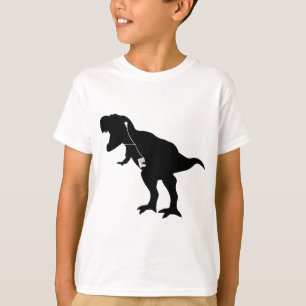 Dansend T-Rex-ontwerp T-shirt