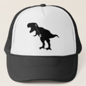 Dansend T-Rex-ontwerp Trucker Pet (Voorkant)