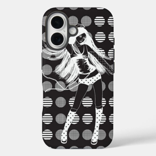 Dansend vriendin in het donker Case-Mate iPhone case (Achterkant)