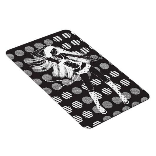 Dansend vriendin in het donker magneet (Rechterzijde)