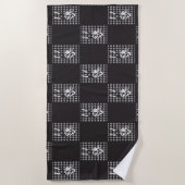 dansend vriendin strandlaken (Voorkant)