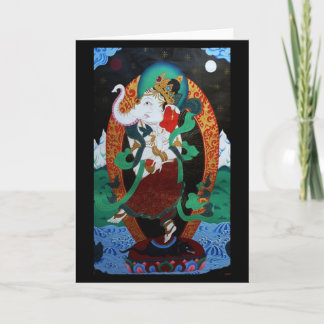 Dansend Wenskaart Ganesh Kaart
