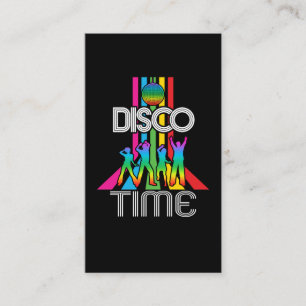Dansende 90s Party Music Disco Retro Visitekaartje