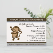 Dansende Aangifte Baby shower Kaart (Staand voorkant)