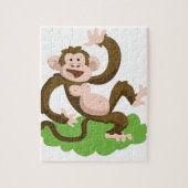 dansende aap legpuzzel (Verticaal)