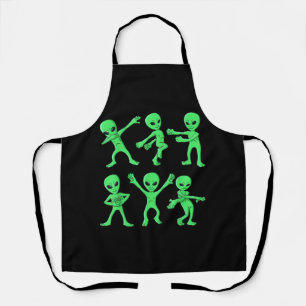 Dansende Aliens Dance Challenge Halloween Schort