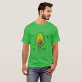 Dansende avocado t-shirt (Voorkant volledig)